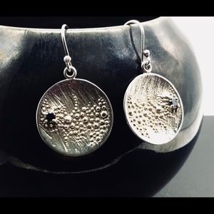 Sea foam Earrings with Tiny Zircon